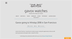 Desktop Screenshot of gavox.com